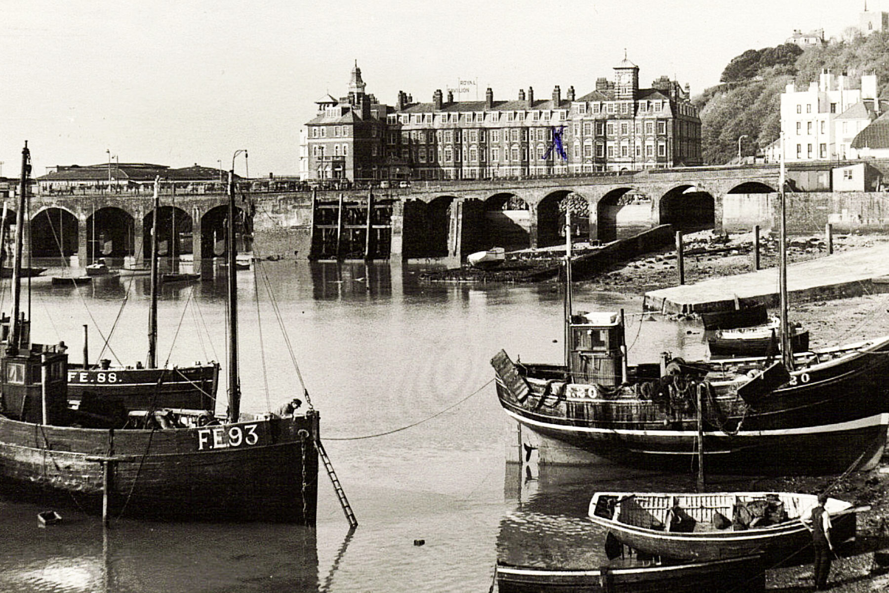 Swinging Bridge and Viaduct Folkestone