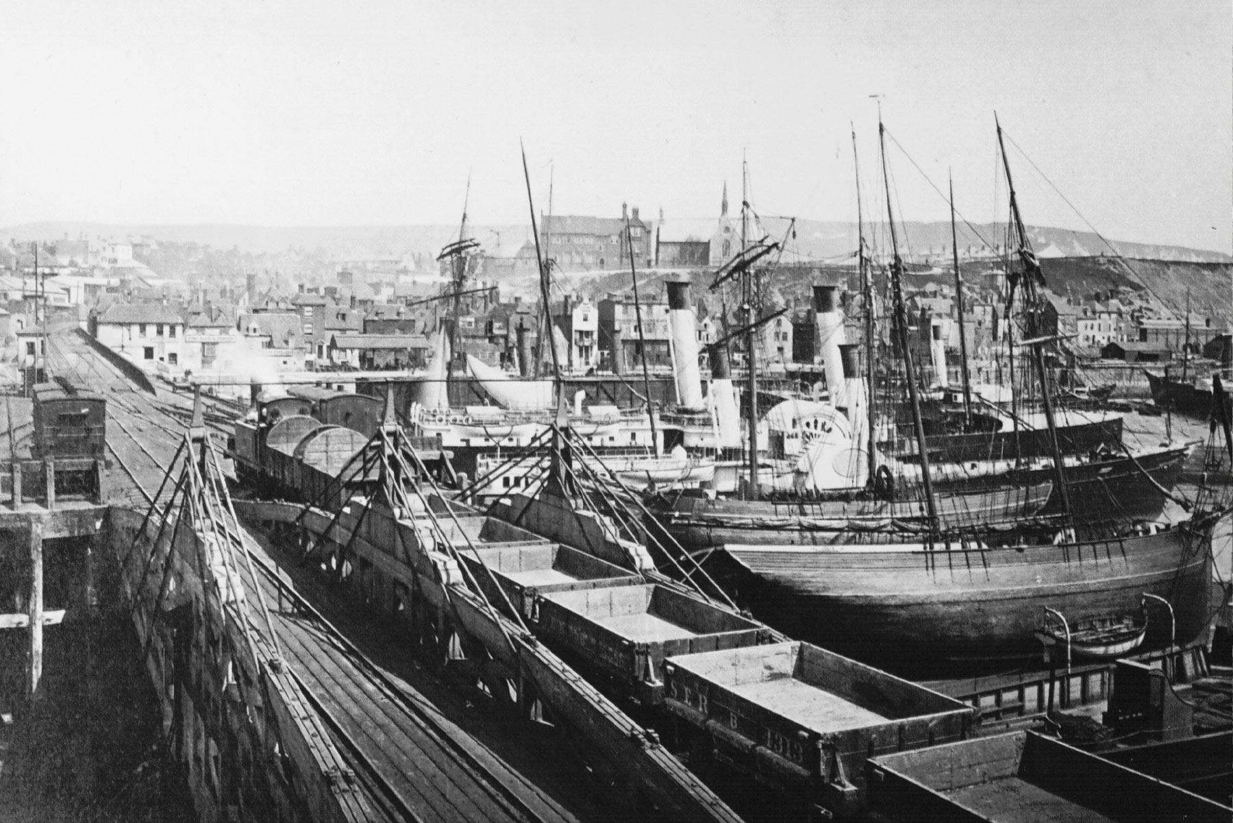Swinging Bridge and Viaduct Folkestone