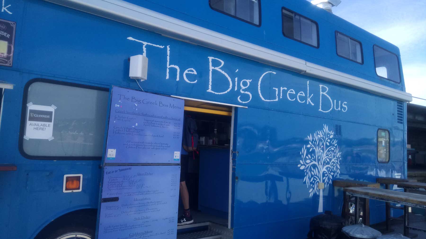 Big Greek Bus in Folkestone