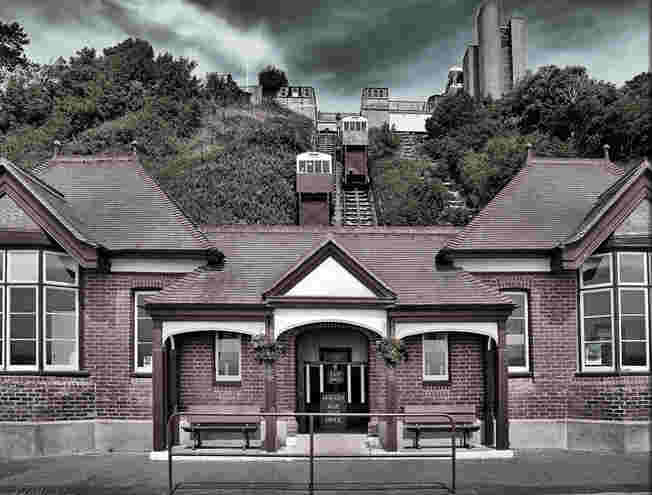 The Leas Lift in Folkestone