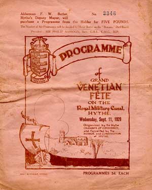 Hythe Venetian Fete Programme