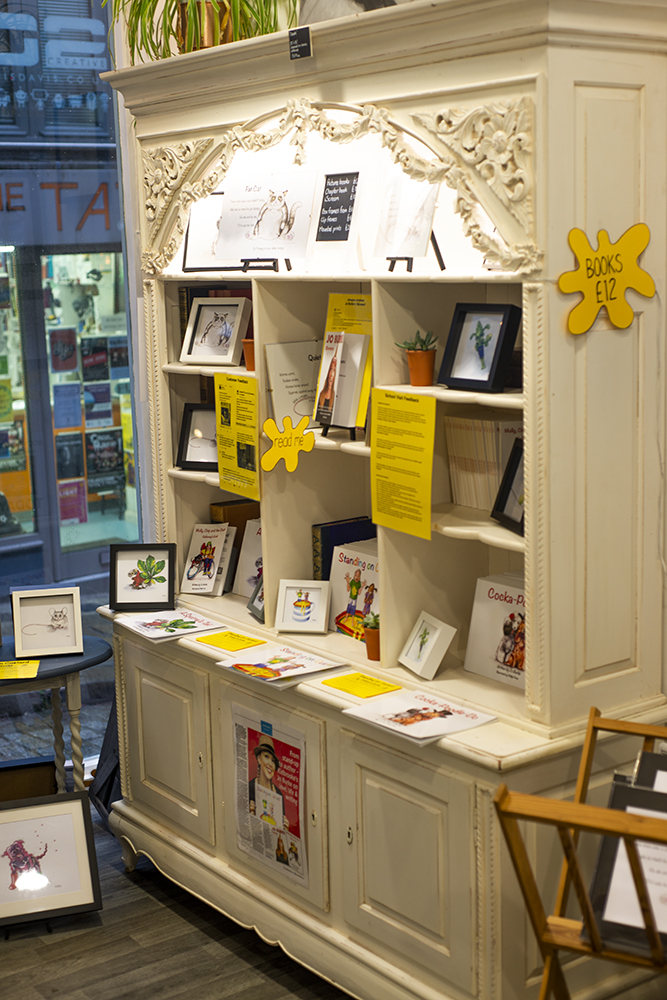 Dresser full of Books Custard HQ