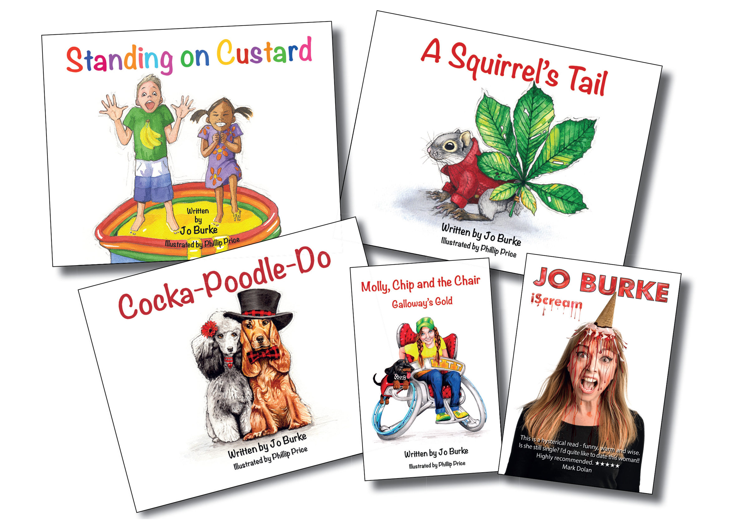 Standing On Custard Jo Burke Books