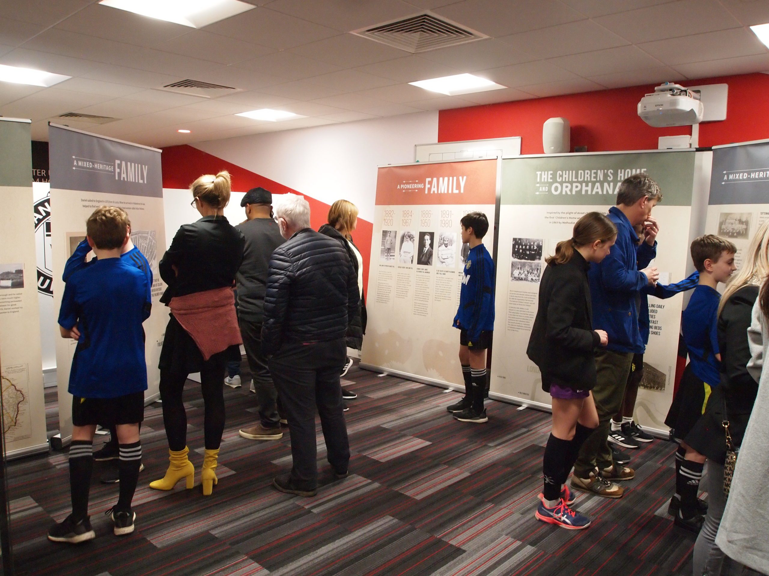 Walter Tull Exhibition Manchester United Credit Sally Hough