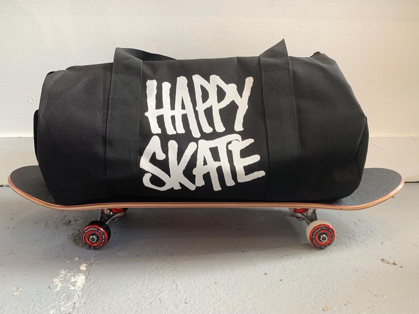 Happy Skate Board and Bag