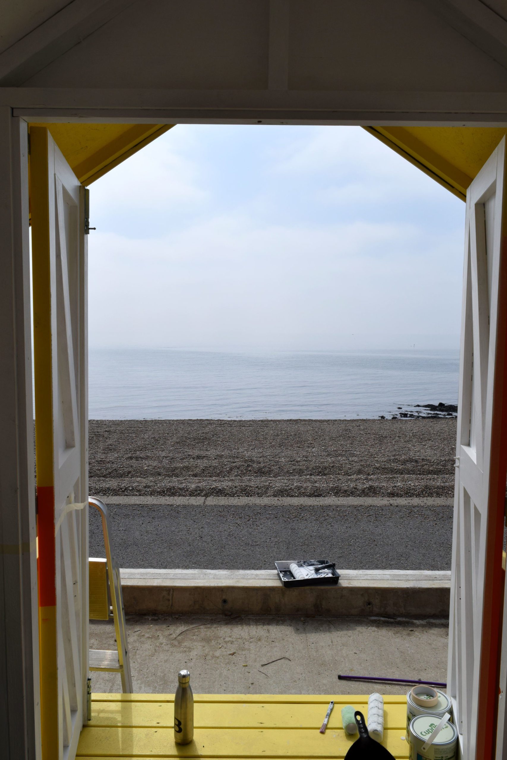 View from the beach hut