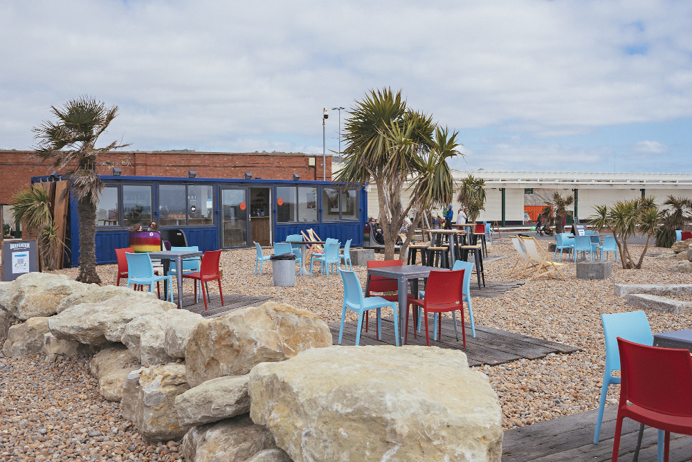 Beachside with container