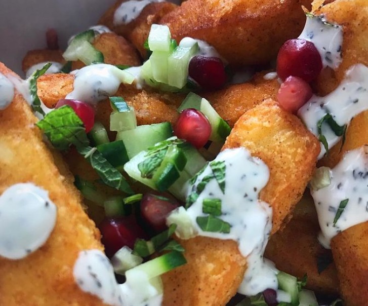 Loaded Halloumi Fries