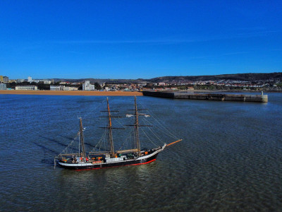 Fridtjof Nansen at the Harbour Arm