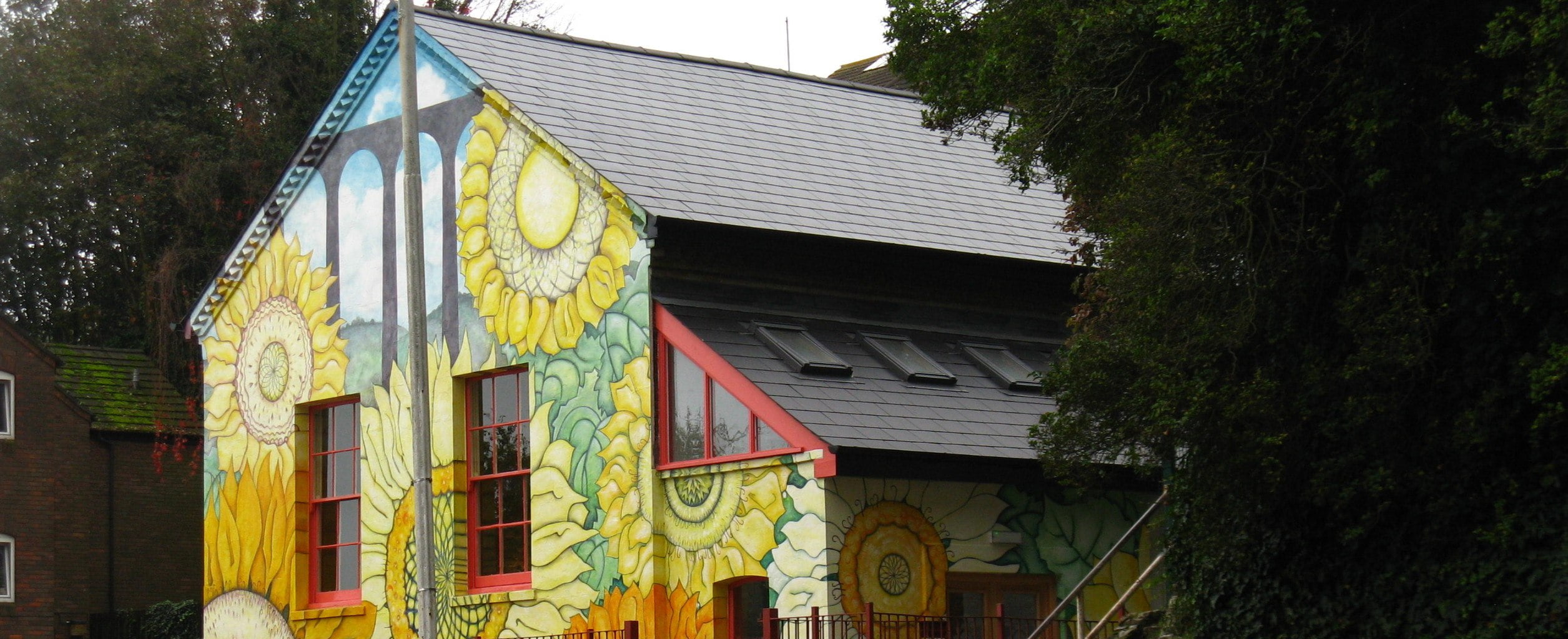 Sunflower House Credit Pete Maclaine