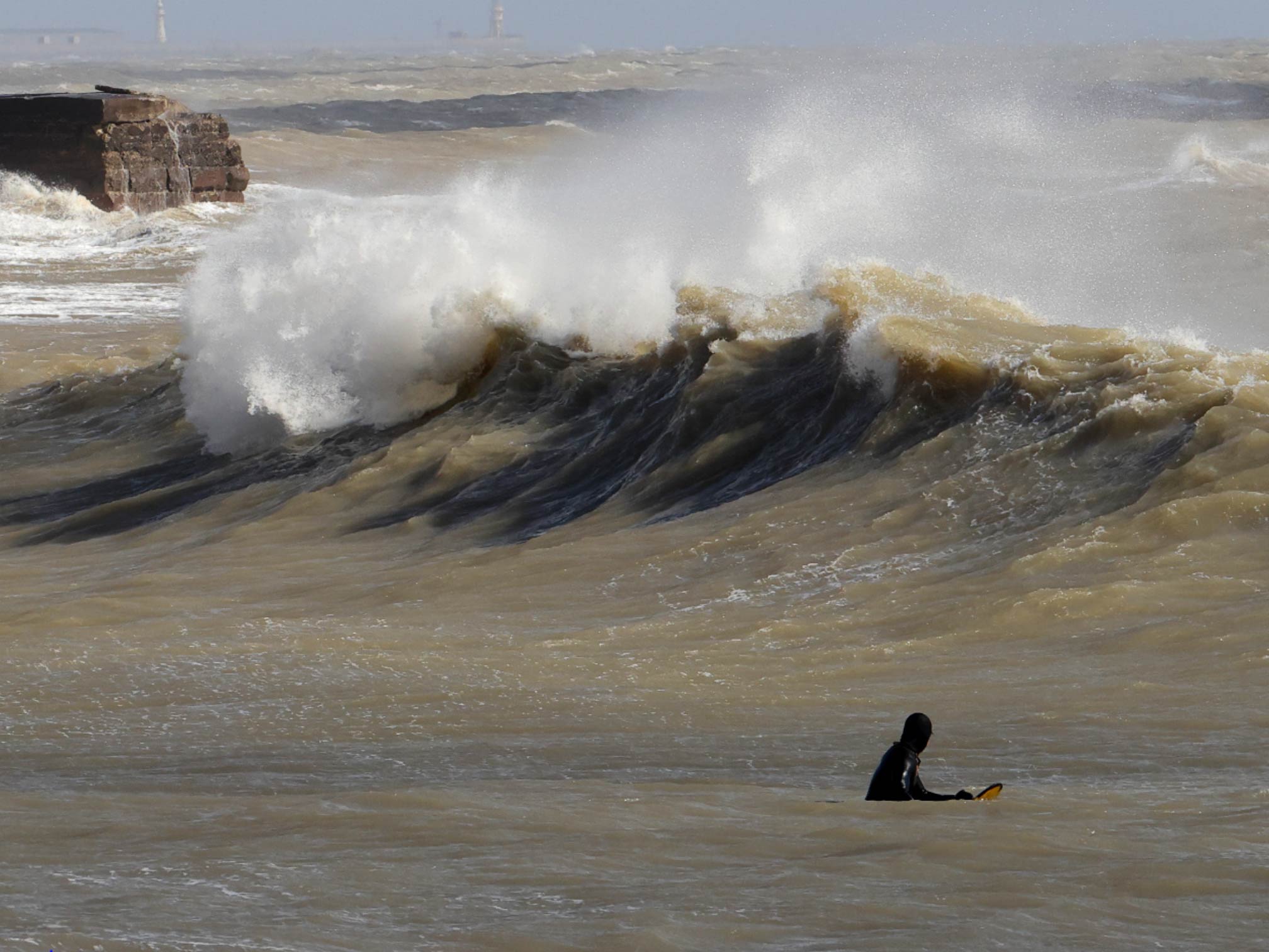 People at sea