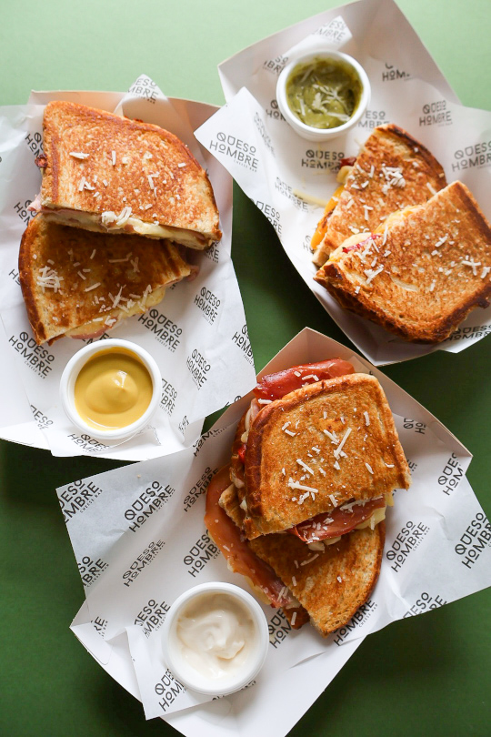 Queso Hombre Cheese Toasties