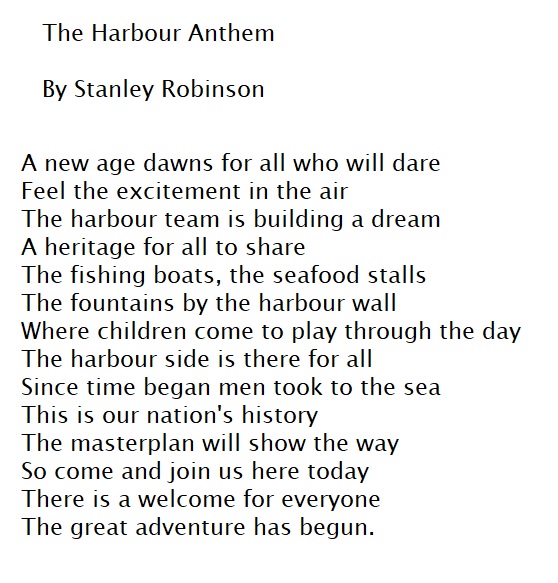 Stanley Robinson The Harbour Anthem
