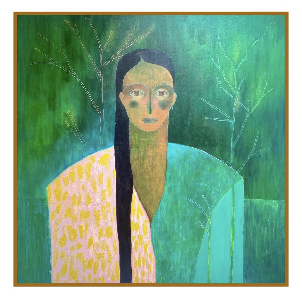 Buchanan Art Green Lady