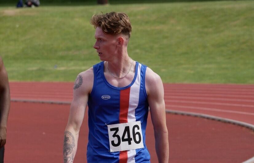 Tommy Owler in Folkestone Running Club Colours