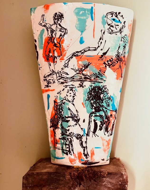 Naveed Khan Pottery Anniversary Vase