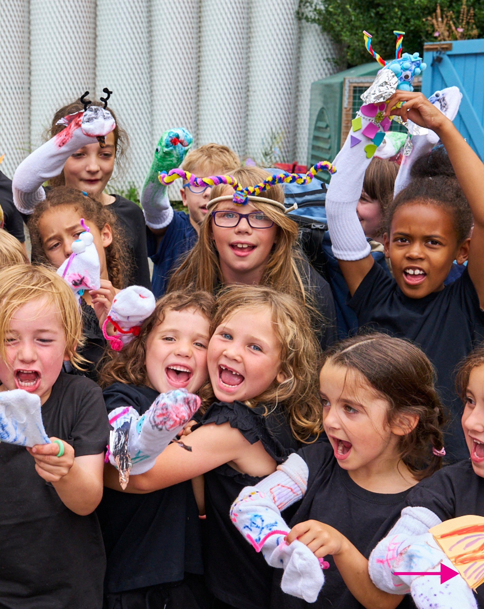 Folkestone Is A Library Children with socks