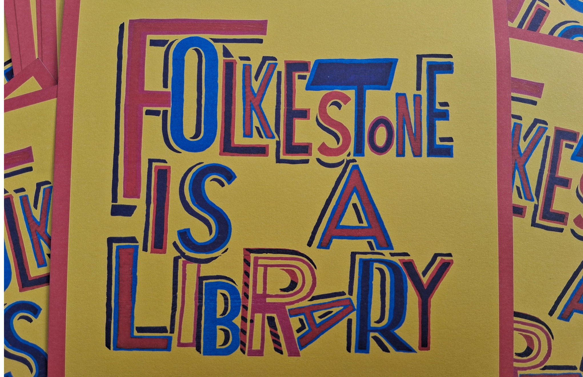 Folkestone Is A Library Logo