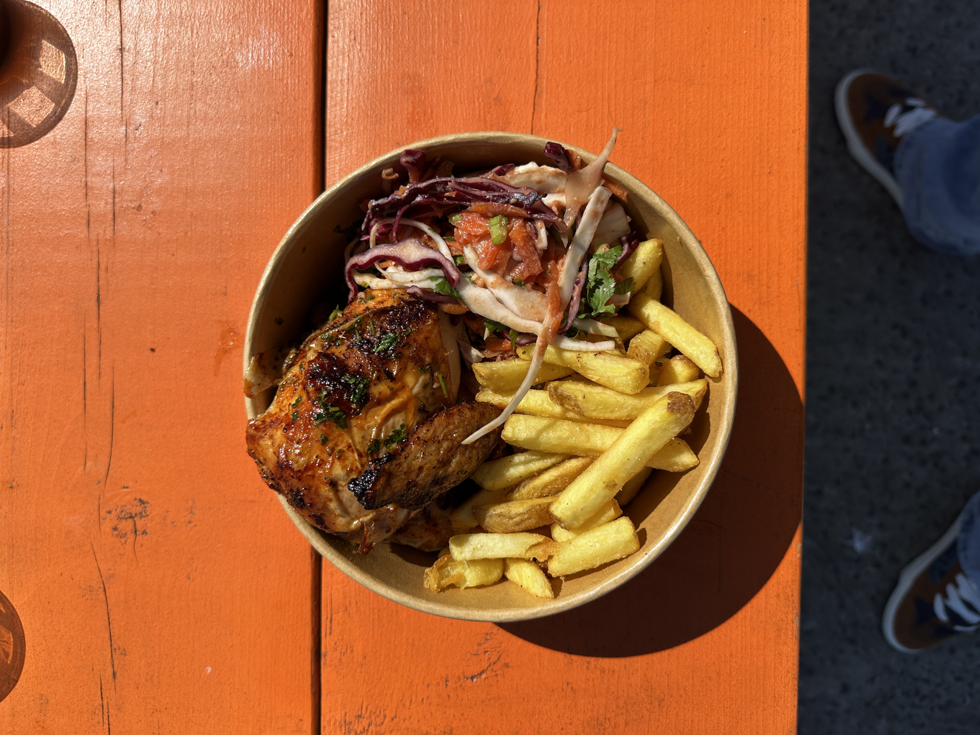 Hatch Chicken with slaw