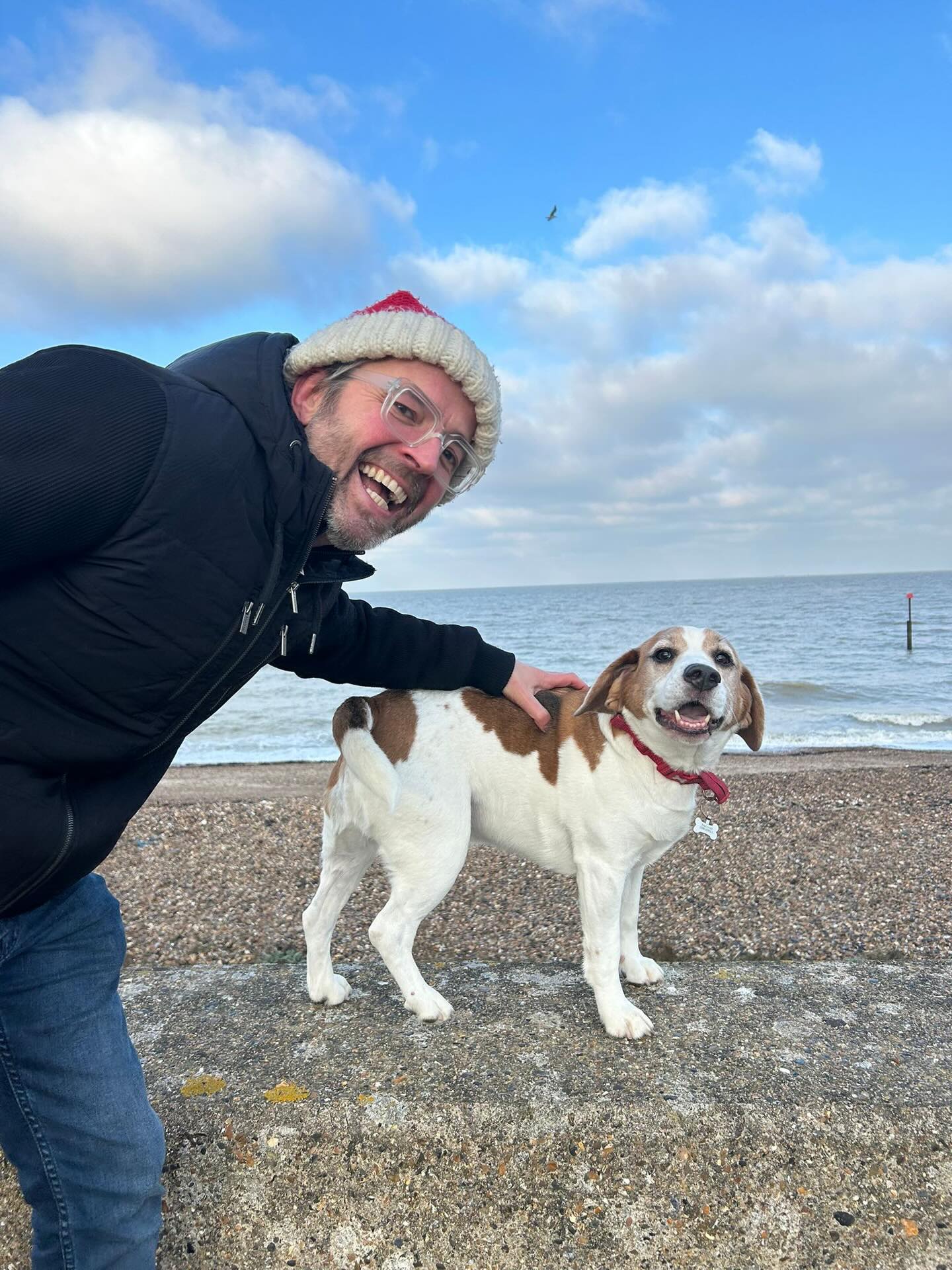 Shane Record and Charlie out and about