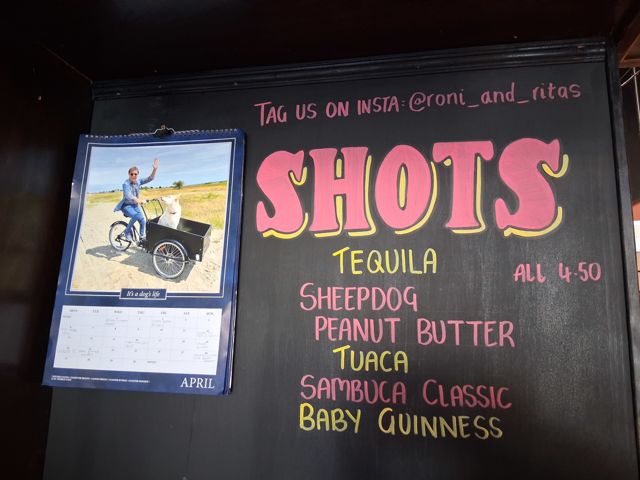 Roni and Rita's shots