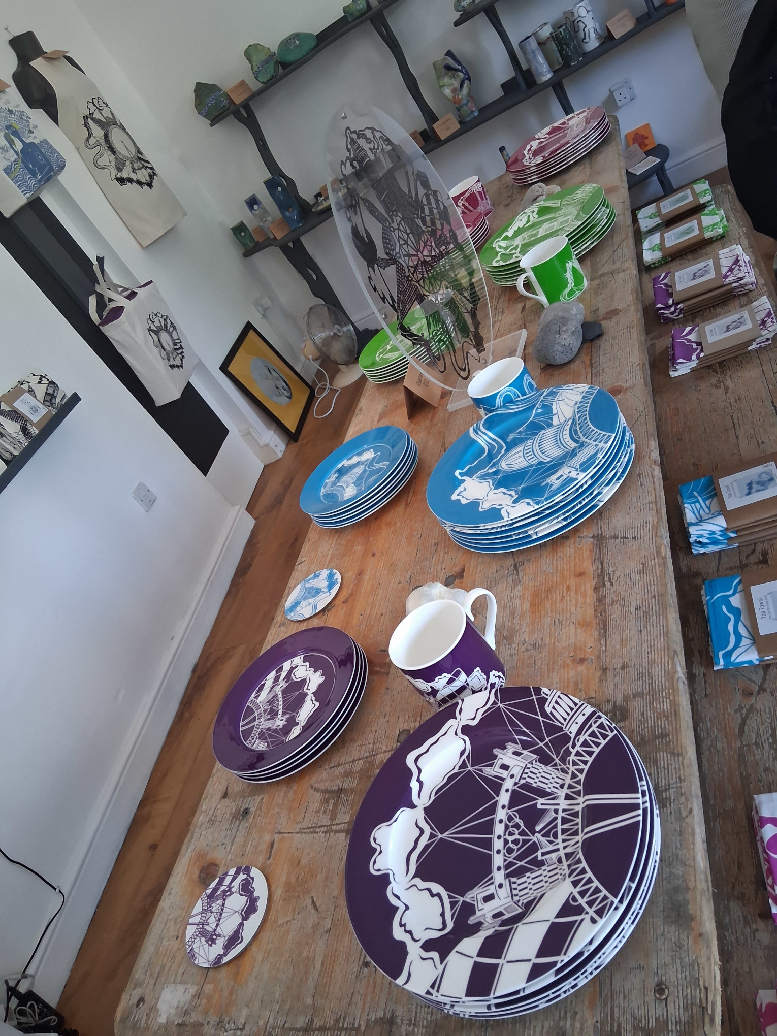 Eds Stuff on Table