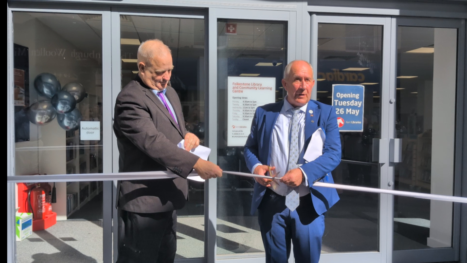 Opening of the Library Folkestone Dispatch