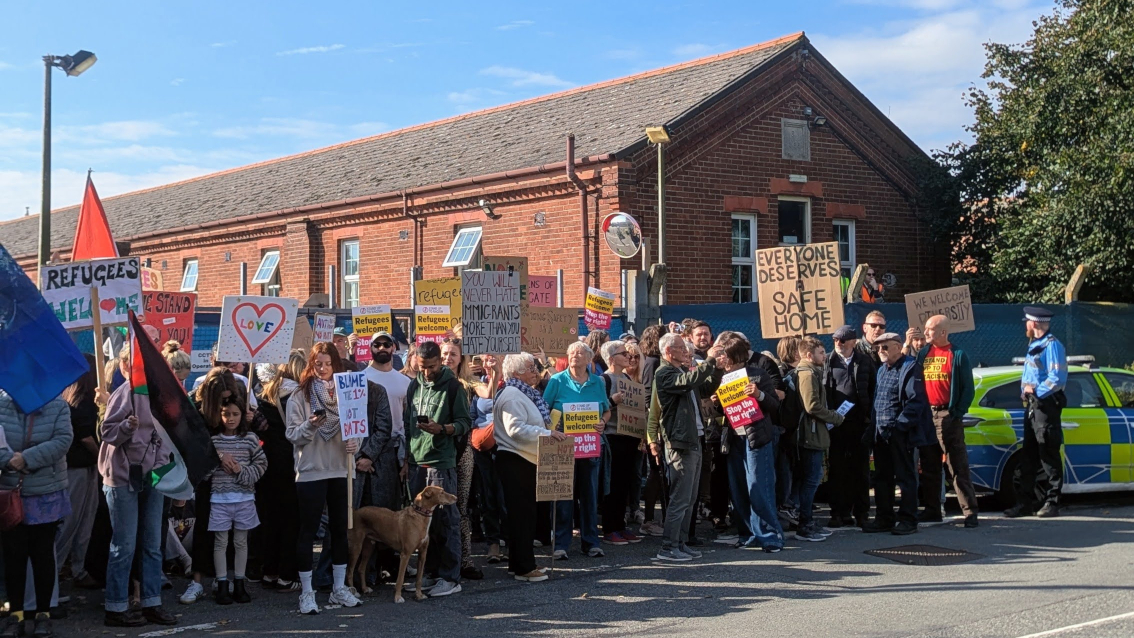Folkestone Dispatch Protest