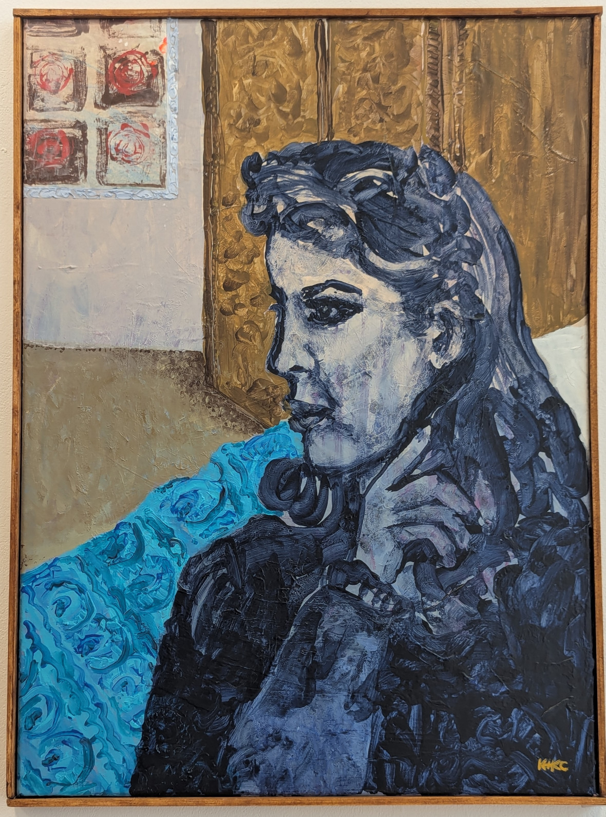 Katy Casey Blue Woman