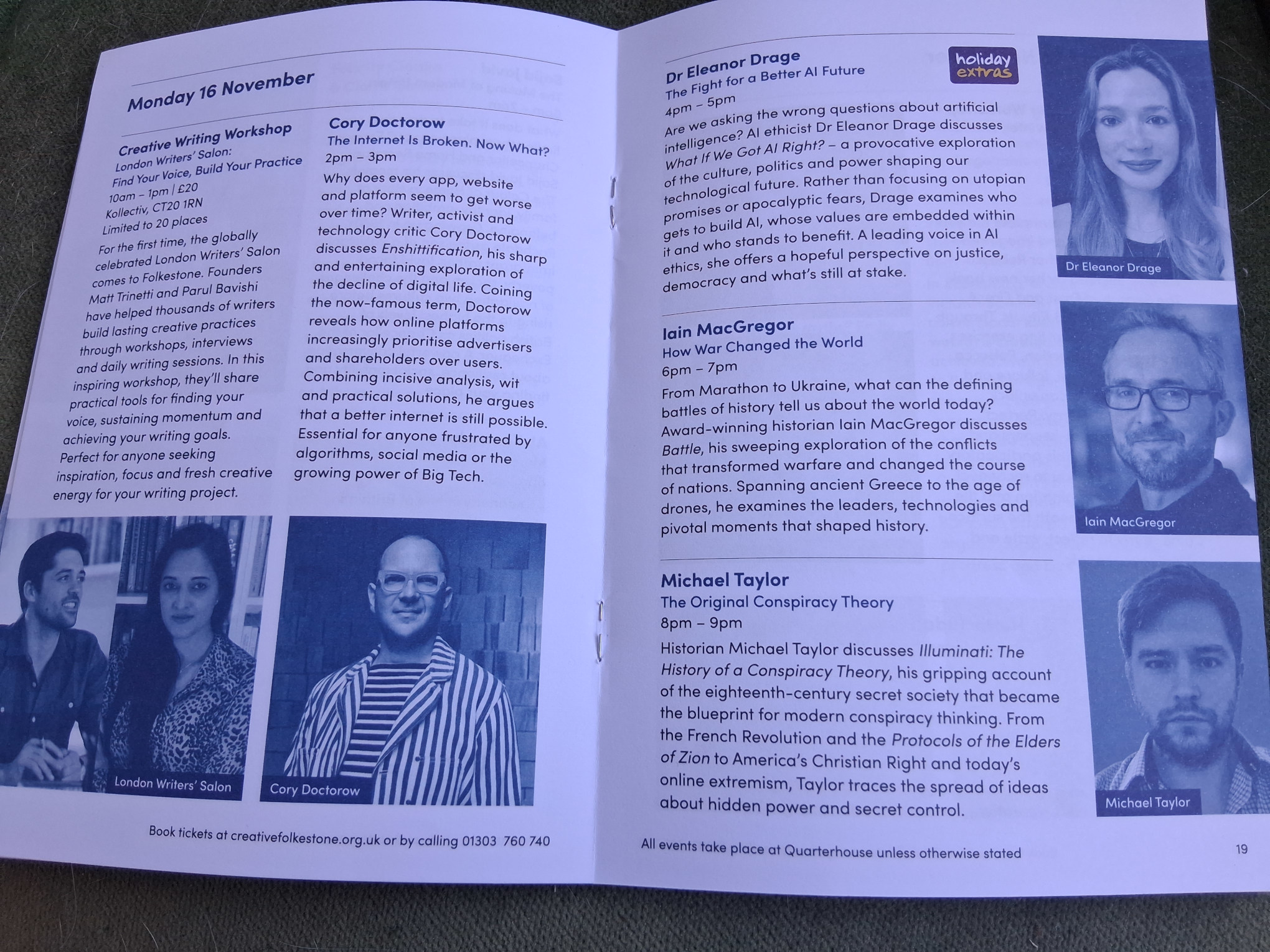 Festival Programme Monday