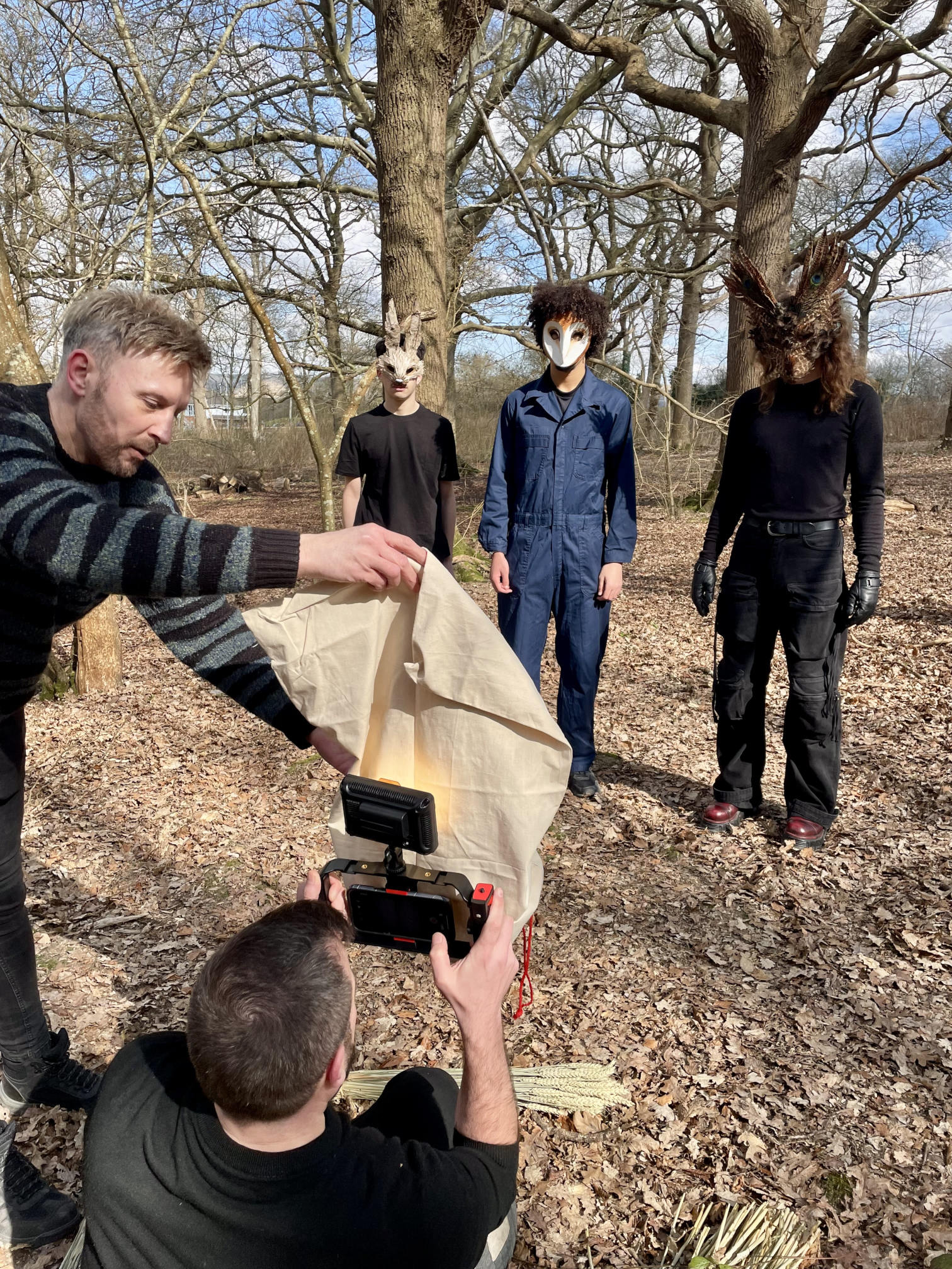 Ben Barton Filming Masks