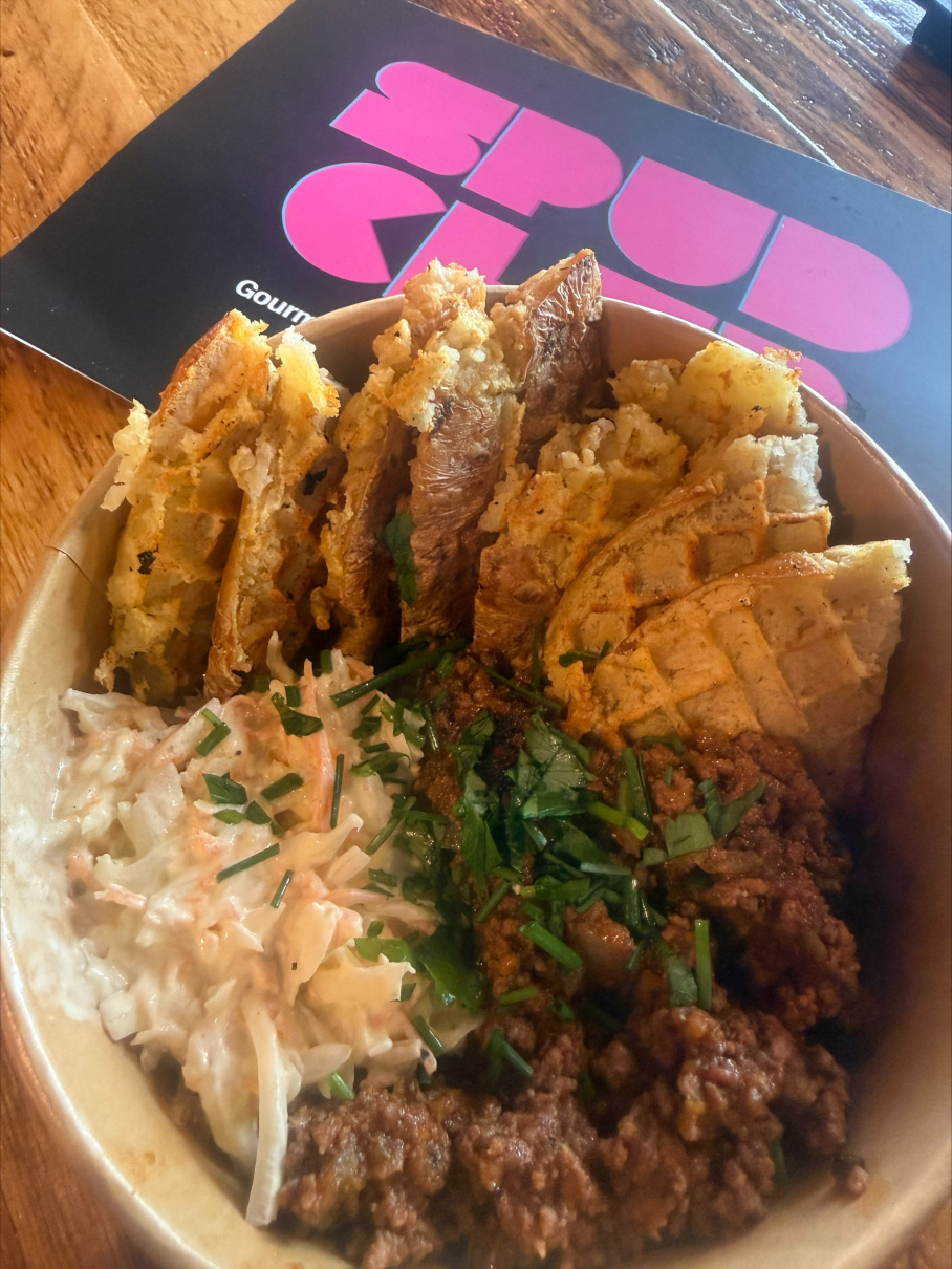 Potato Waffles Spud Club